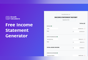 Income Statement Generator