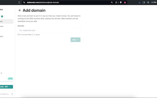 StakeWeb