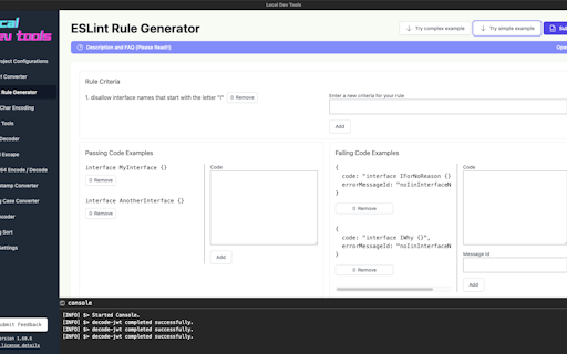 Local Dev Tools