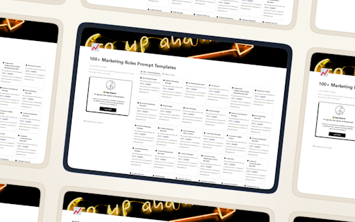 100+ Marketing Roles Prompt Templates