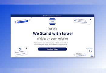 Stand with Israel Widget