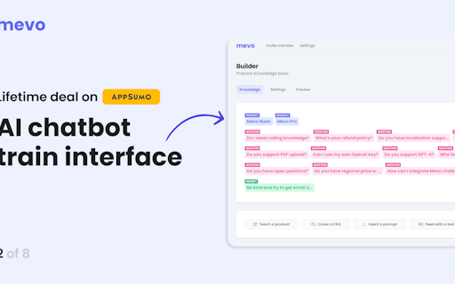 mevo: create chatbots easily