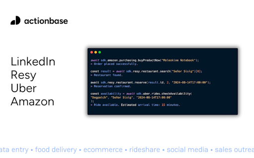 Web Action SDK