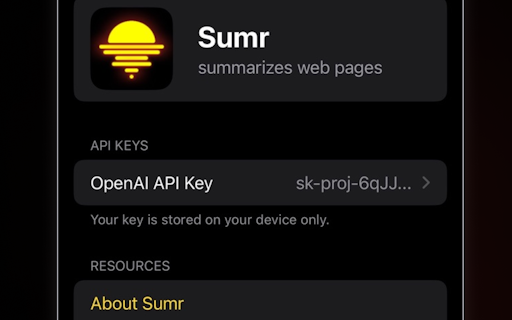 Sumr tldr