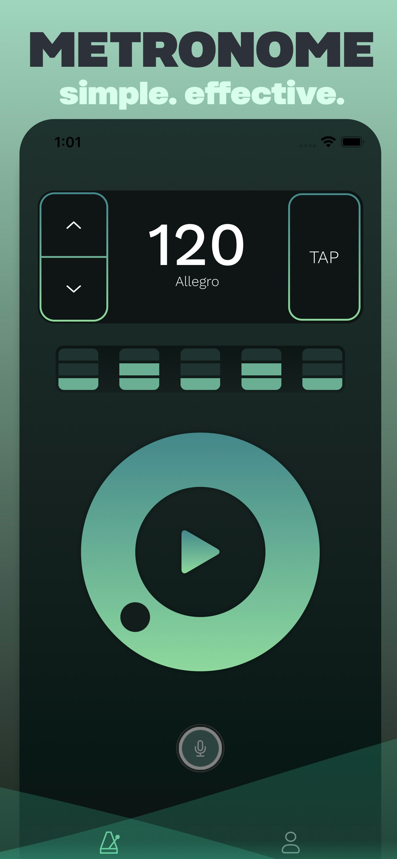 Metronome: Record Beat Tempo