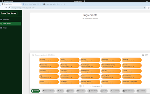Create Your Recipe