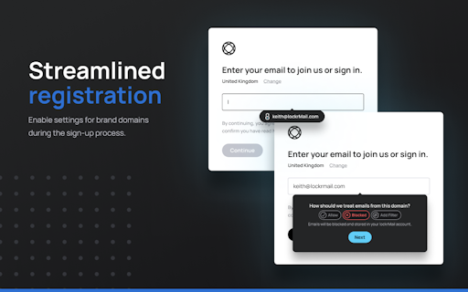 lockrMail Chrome Extension