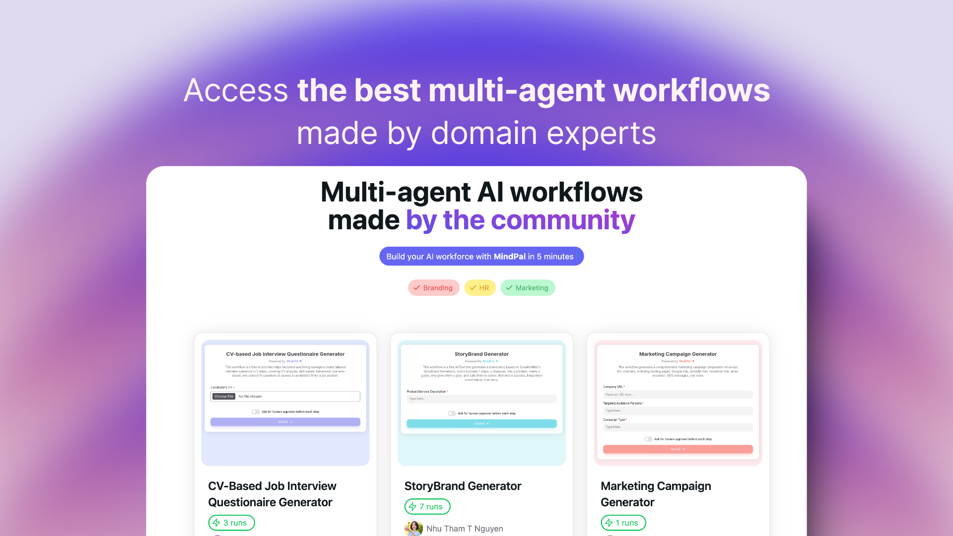MindPal Community Showcase