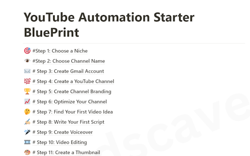 YouTube Automation Blueprint with AI