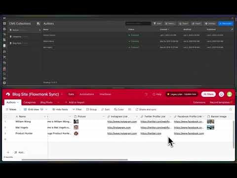 Webflow & Airtable Syncing Tool Flowmonk