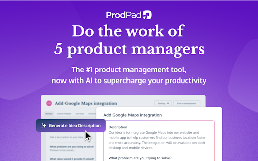 ProdPad: AI Assistant for Product People