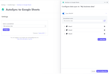 AutoSync for Google Sheets Stripe Add-on