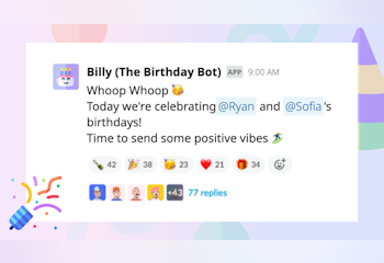Billy birthday bot for Slack