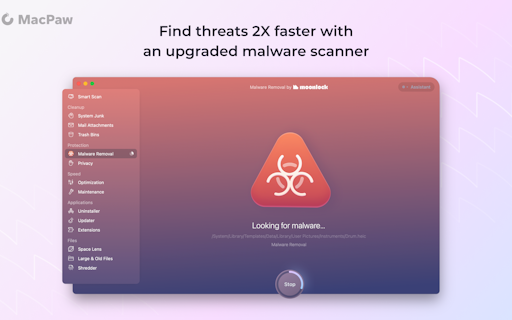 Moonlock Engine in CleanMyMac X