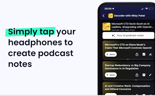 AI Notes For Podcasts