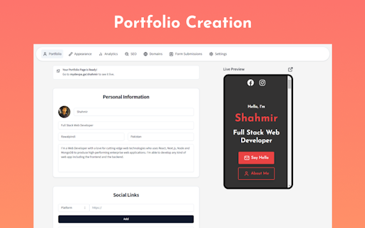 MyDevPage