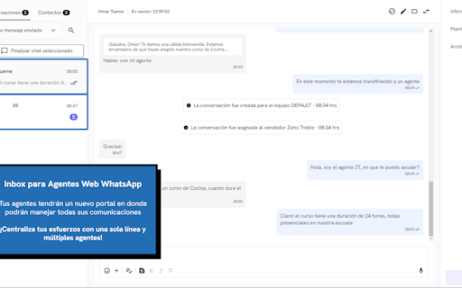 Treble.ai + Zoho CRM