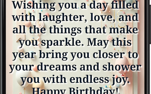 Personalize Musical Android Birthday App