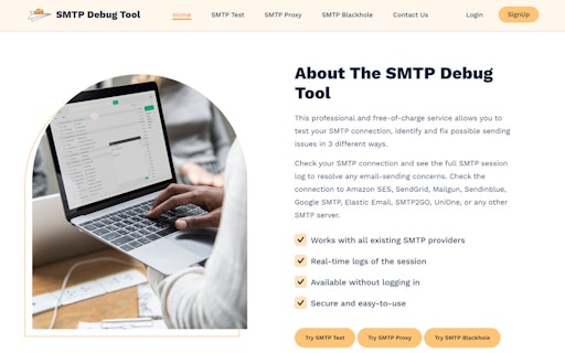 SMTP Debug Tool