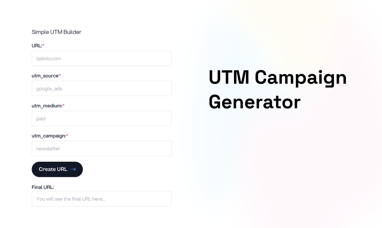 UTM Code Generator