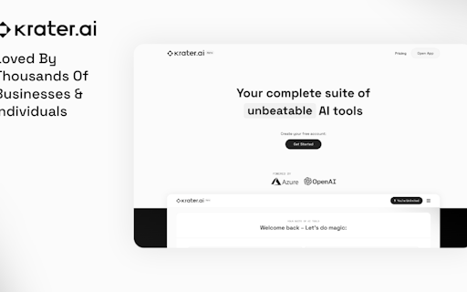 Krater.ai