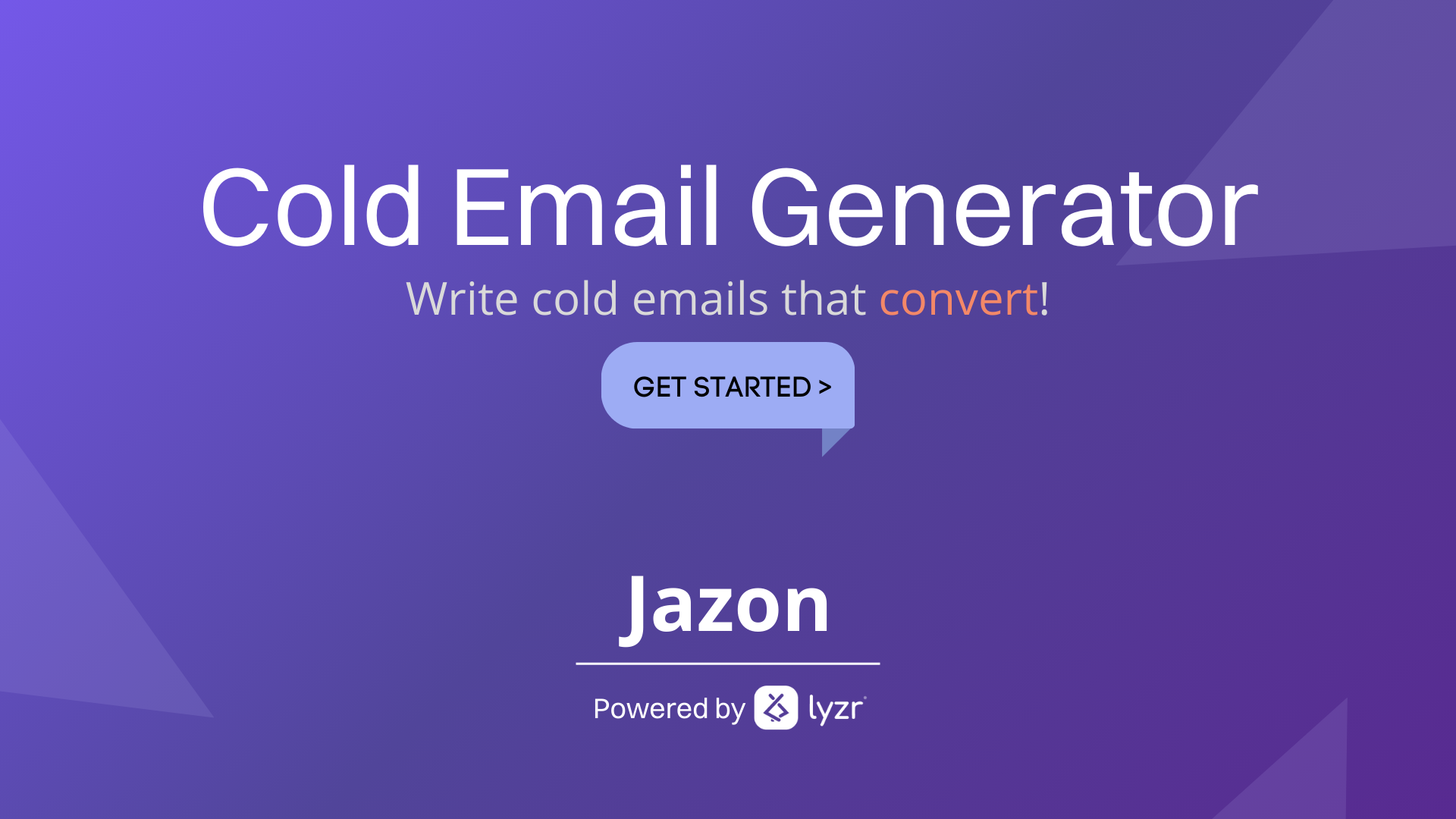 Cold Email generator