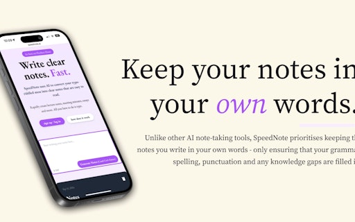 SpeedNote AI