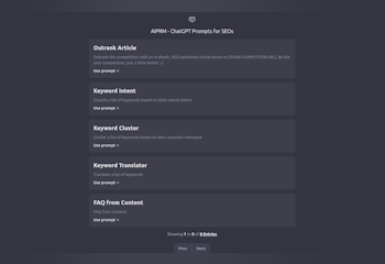AIPRM for SEO
