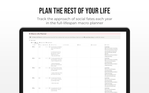 Notion Lonely Calendar