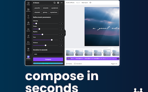 AI Music for Canva - by Muzaic