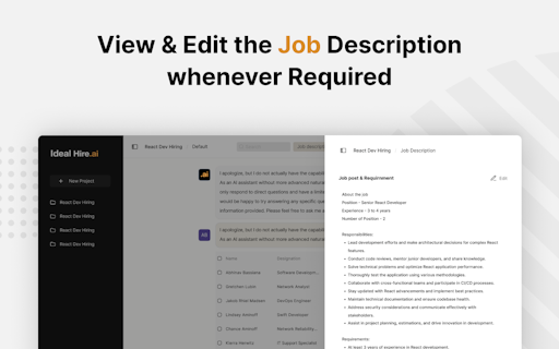 Ideal Hire AI