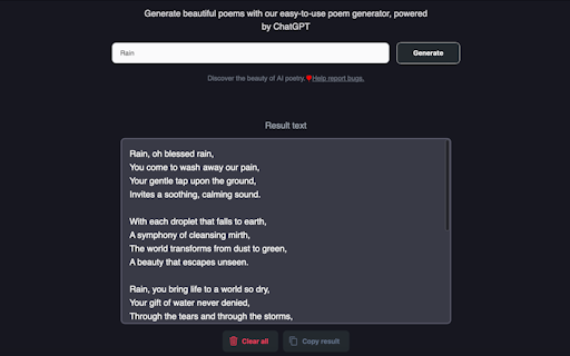 AI Poem Generator