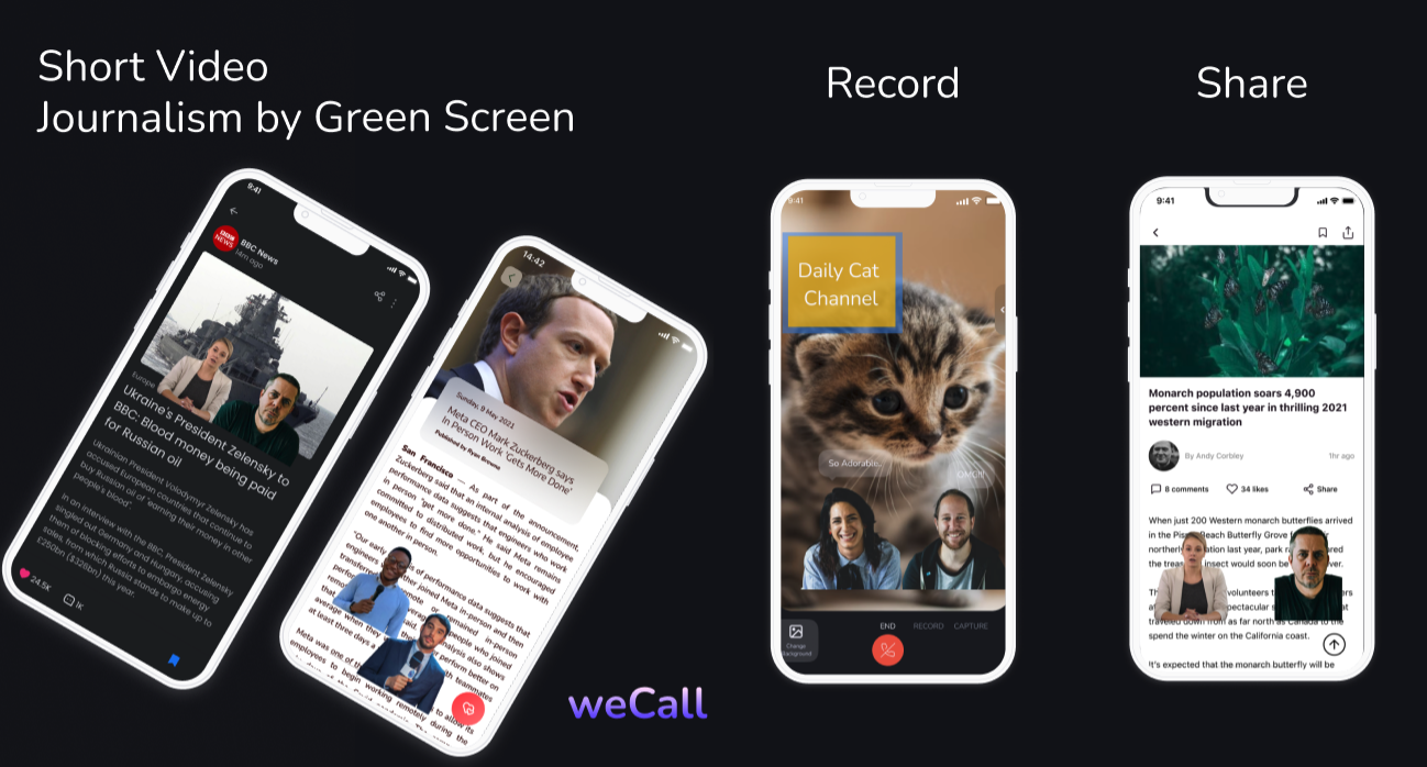 weCall:Short Video for Jounalism