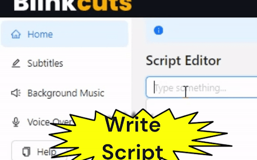 Blinkcuts - Text to Stories