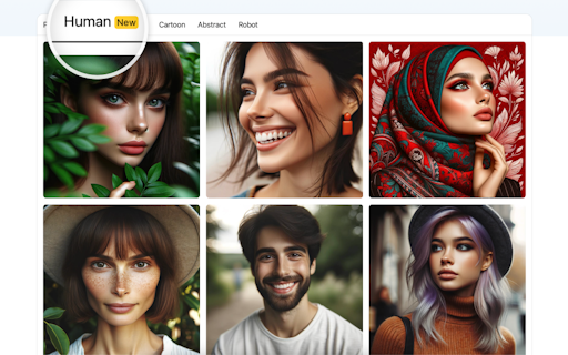UI Faces with AI