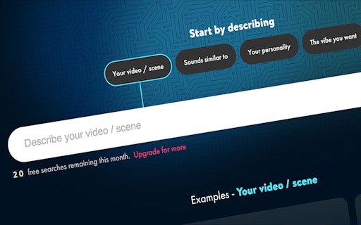 Uppbeat AI Playlist Generator