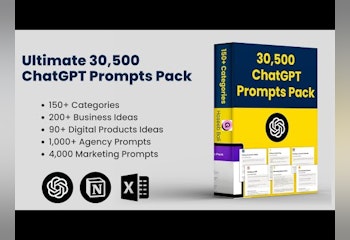 Ultimate 30,500 ChatGPT Prompts Pack