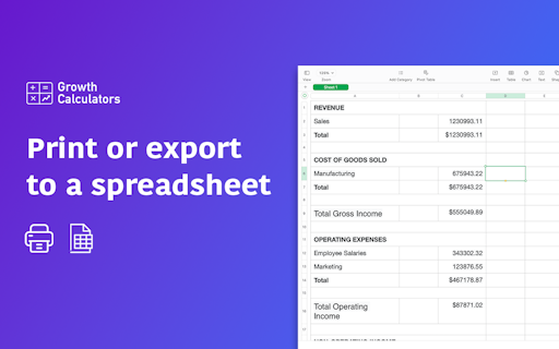 Income Statement Generator