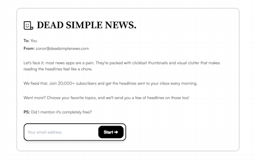 Dead Simple News