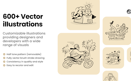Halftone illustrations