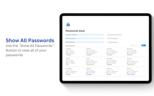 Passwords Vault