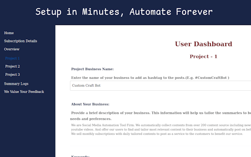Custom Craft Bot
