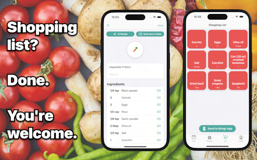 WhatsCook: Meal Planner & Recipes