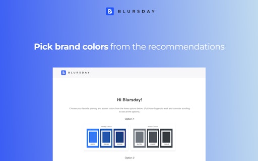 Blursday brand book generator