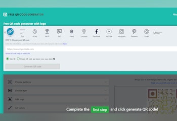 Free QR code generator