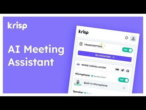 Krisp AI Meeting Assistant