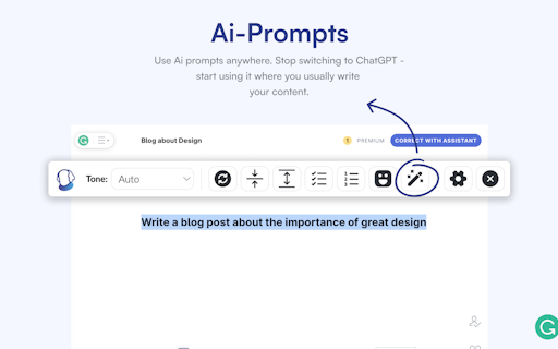 Shakespeare AI Writing Toolbar