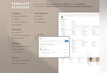 Marketing Agency OS Notion Template