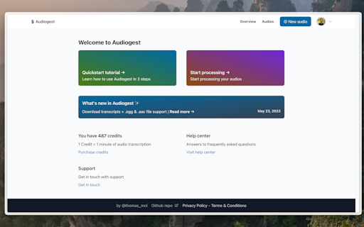 Audiogest.app