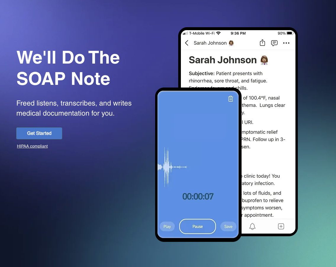Freed AI Medical Scribe